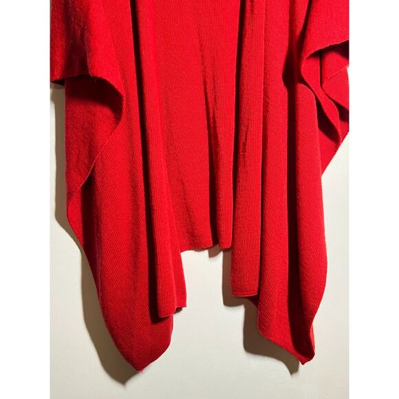 The Winding Road EUC Cherry Red Alpaca/Wool Long Wrap Shawl Scarf One Size Peru - Picture 3 of 5